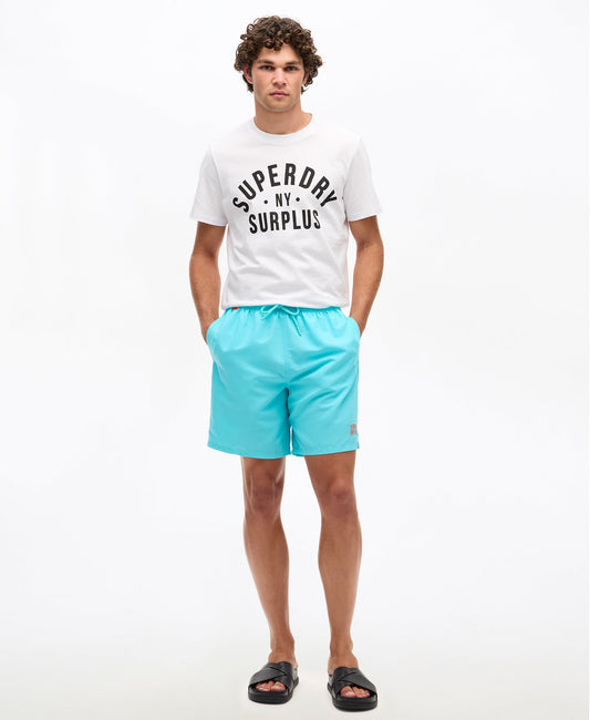 Essential 17'' Swim Short | Aquamarine Blue