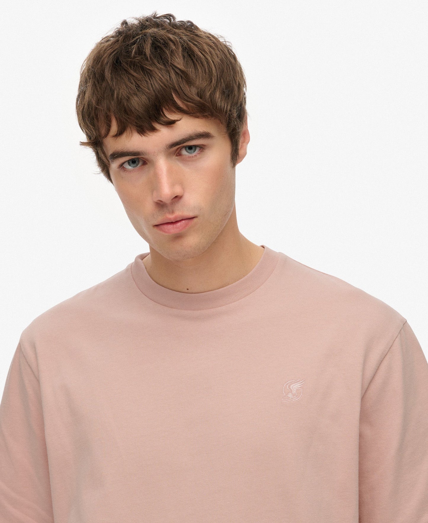 Blank Oversized Tee | Ashy Pink