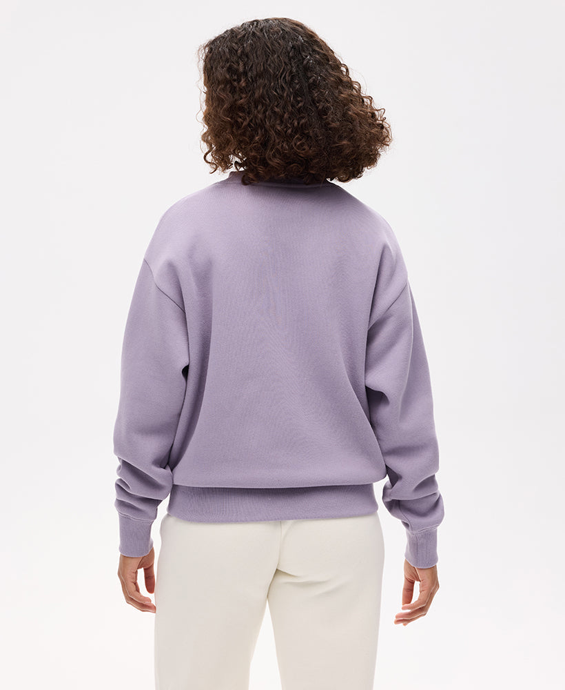 Essential Logo Crew Sweat | Brassica Lilac