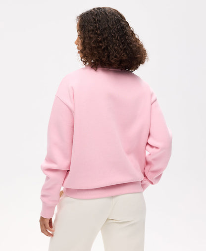 Essential Logo Crew Sweat | Romance Rose Pink