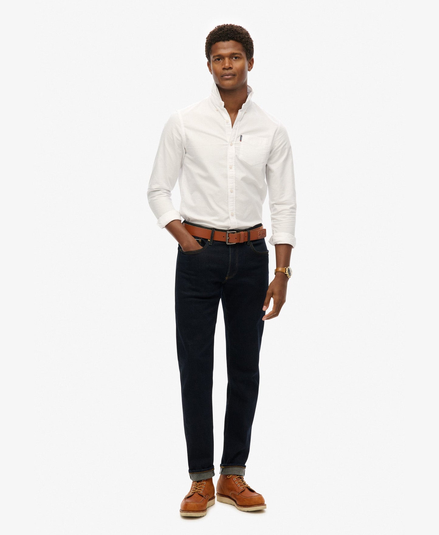 Essentials Oxford Shirt | Optic White Oxford