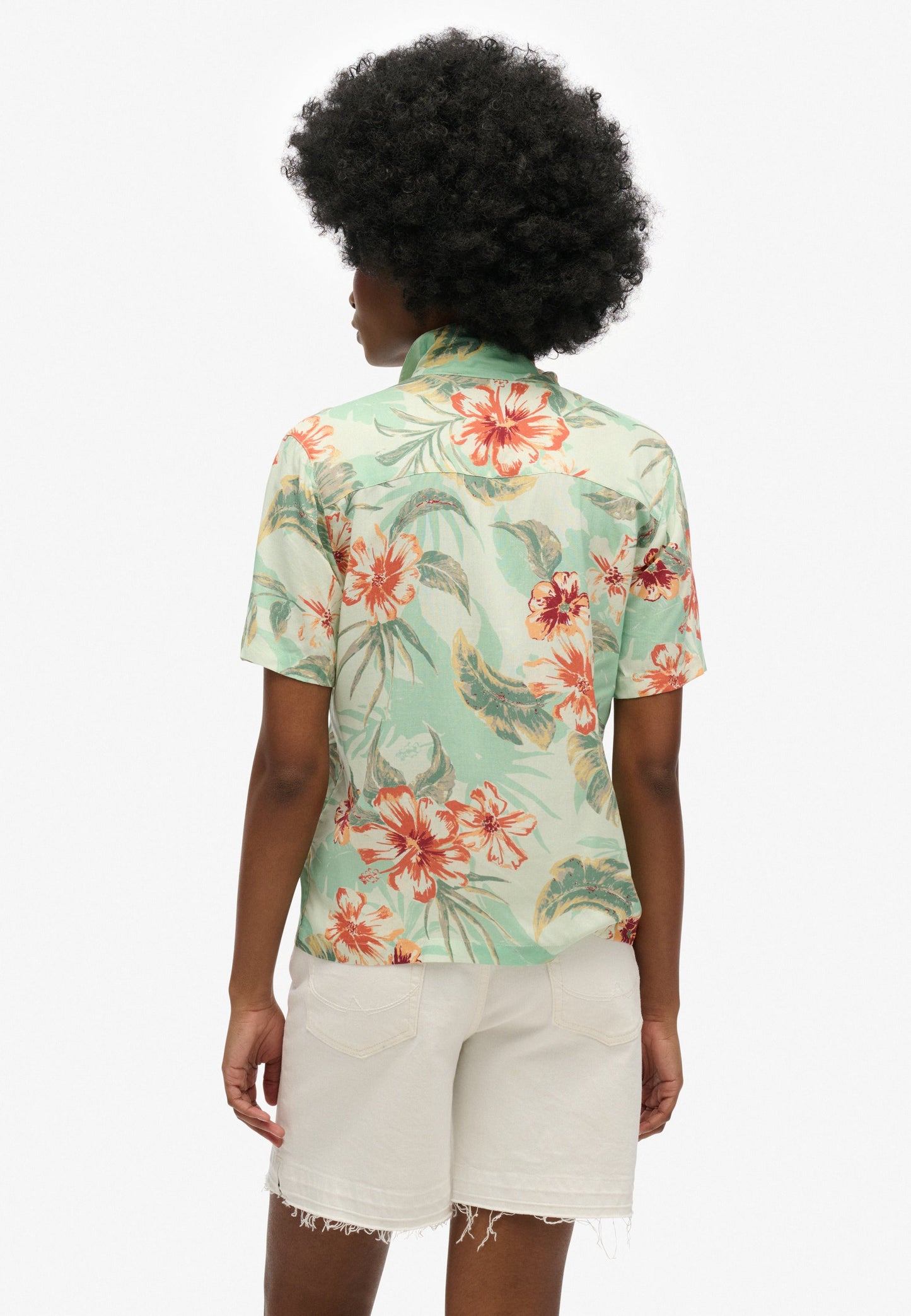 Beach Resort Shirt | Aloha Shadow Mint