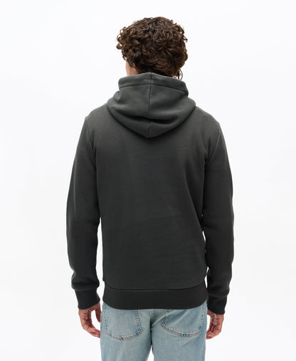 Vintage Logo Relaxed Hoodie | Washed Black