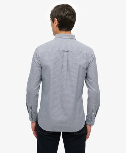 Classic Oxford Long Sleeve Shirt | Ocean Navy Gingham
