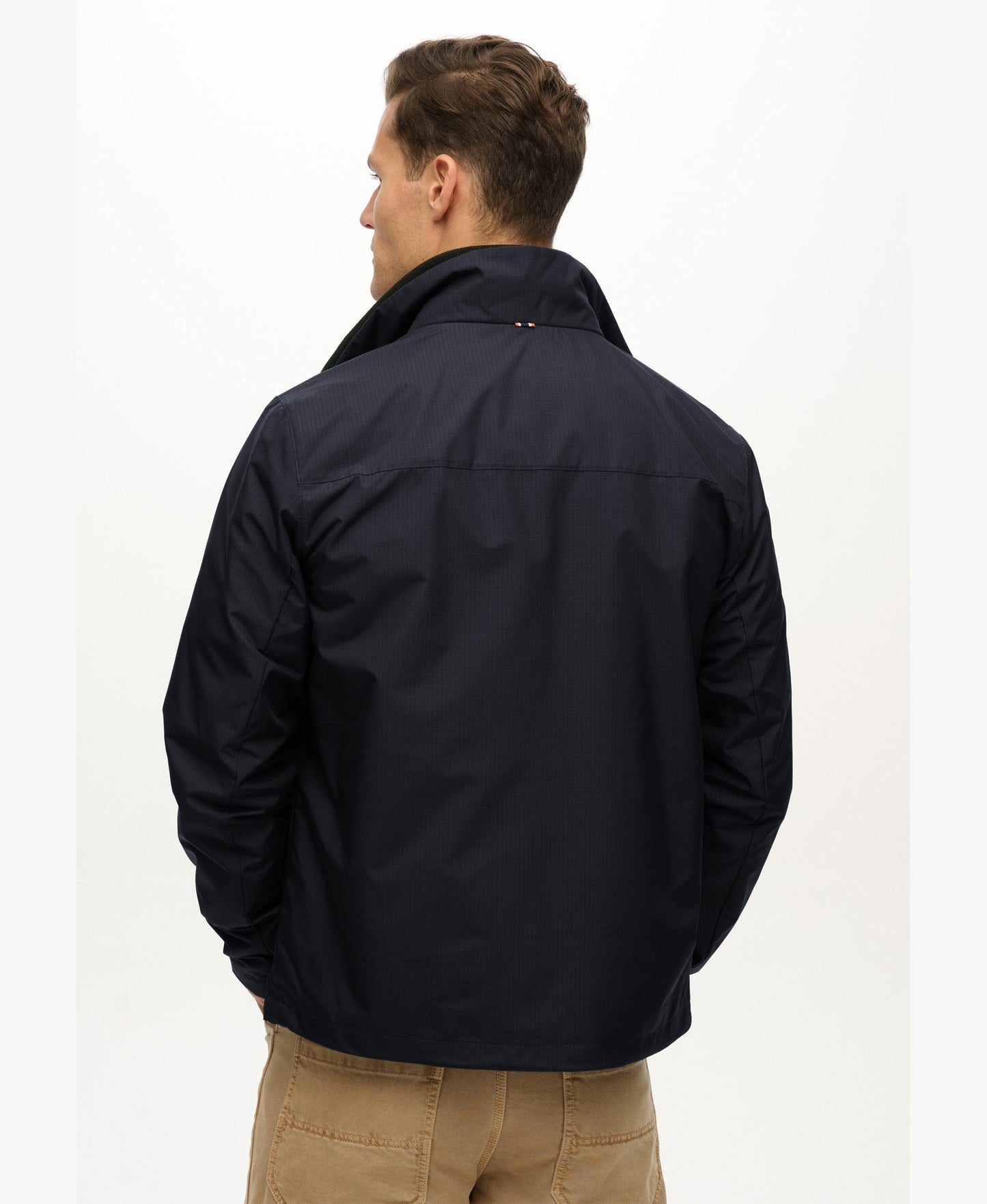 Non Hood Logo Windbreaker | Eclipse Navy