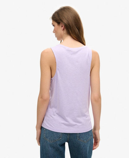 Scoop Neck Tank Top | Light Lavender Purple