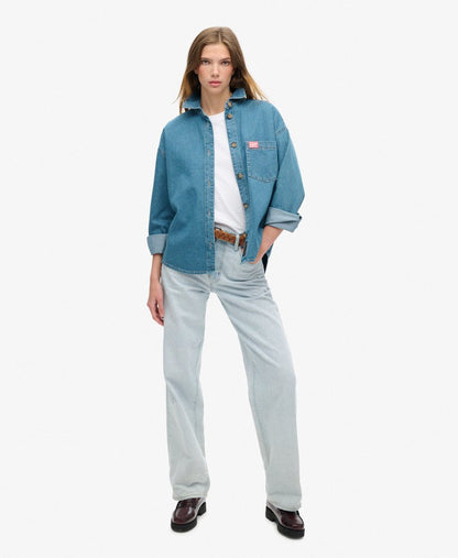 Denim Overshirt | Vintage Blue Wash