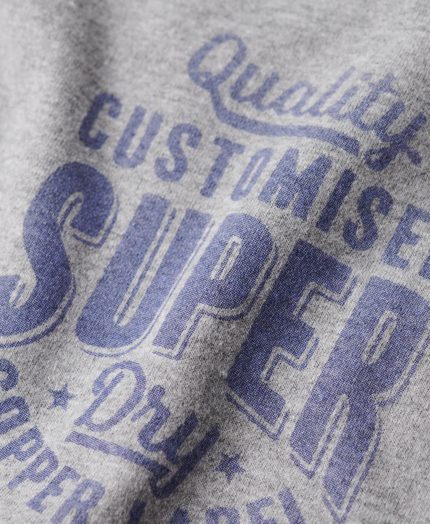Copper Label Chest Graphic Tee | Ash Grey Marle