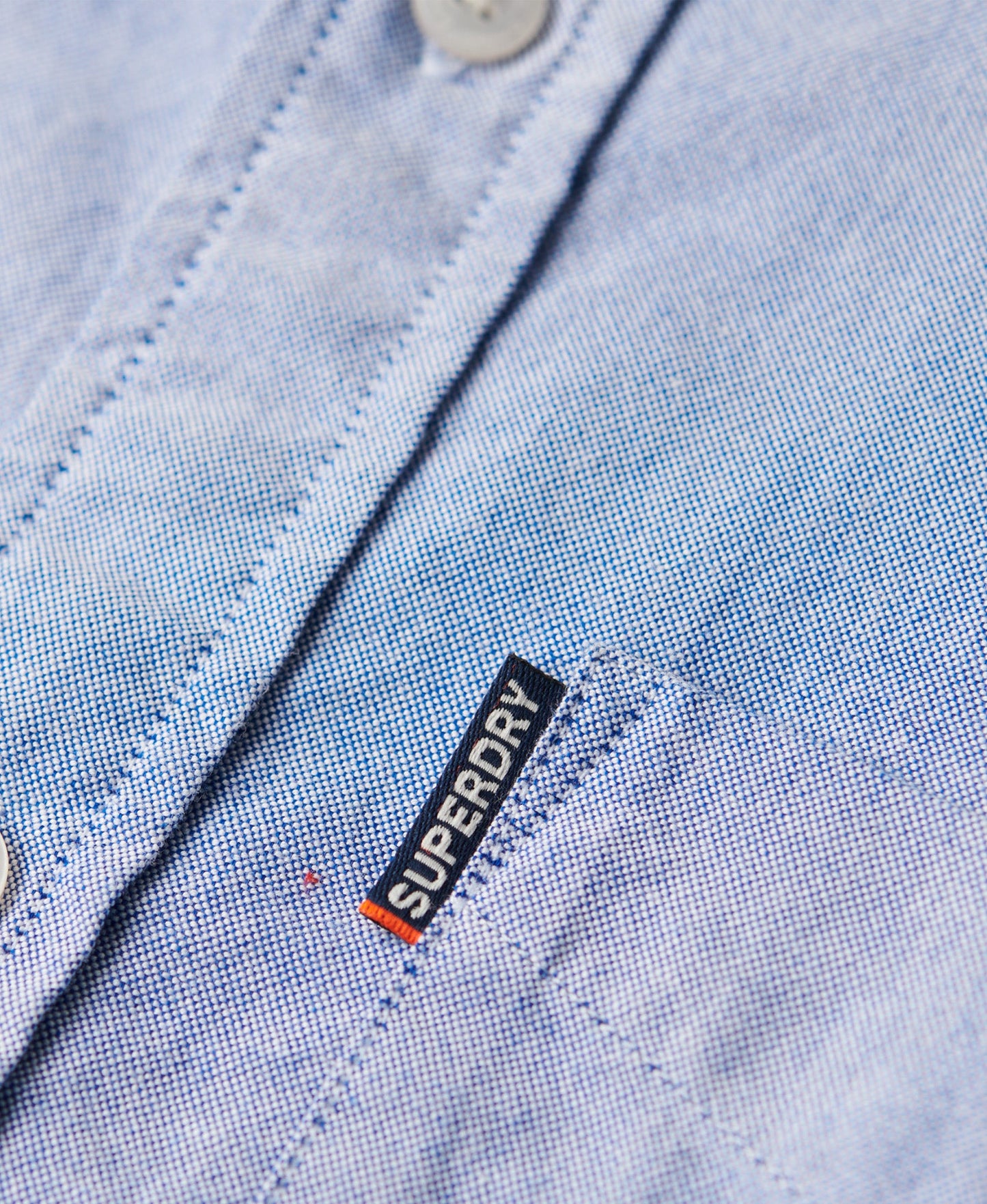 Essentials Oxford Shirt | Azure Blue Chambray Oxford