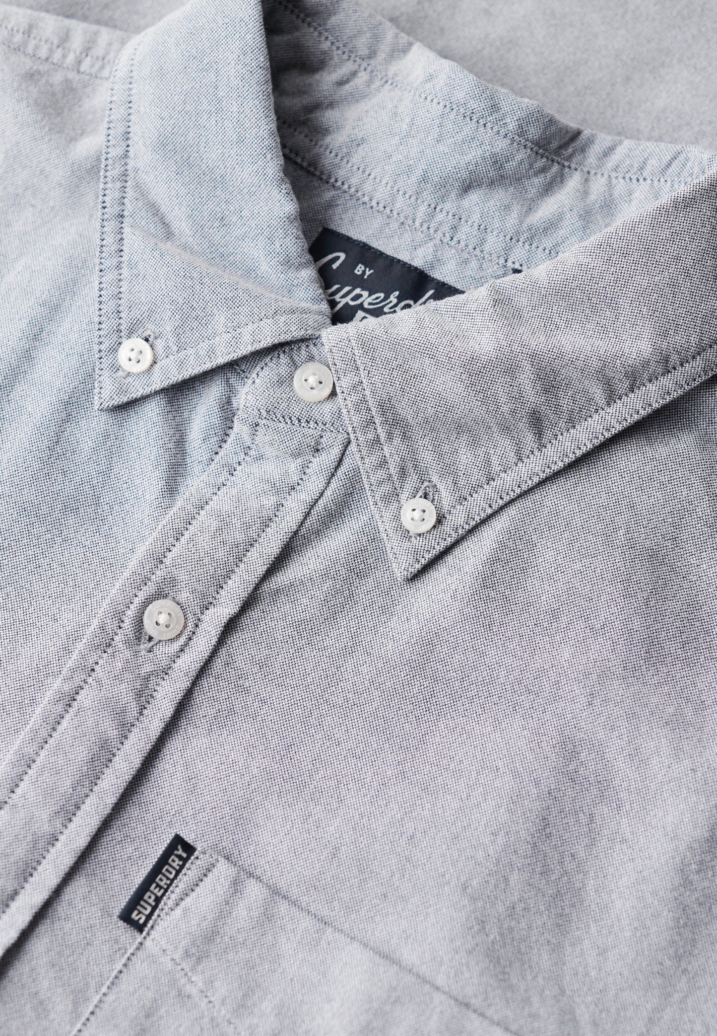 Vintage Oxford Short Sleeve Shirt | Navy