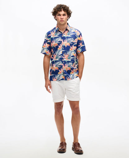Hawaiian Shirt | Navy Paradise