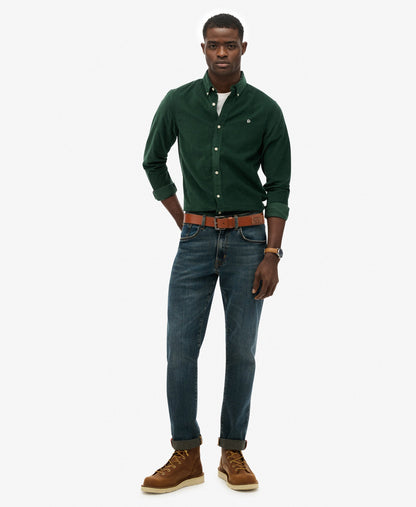 Classic Needle Cord Shirt | Enamel Green