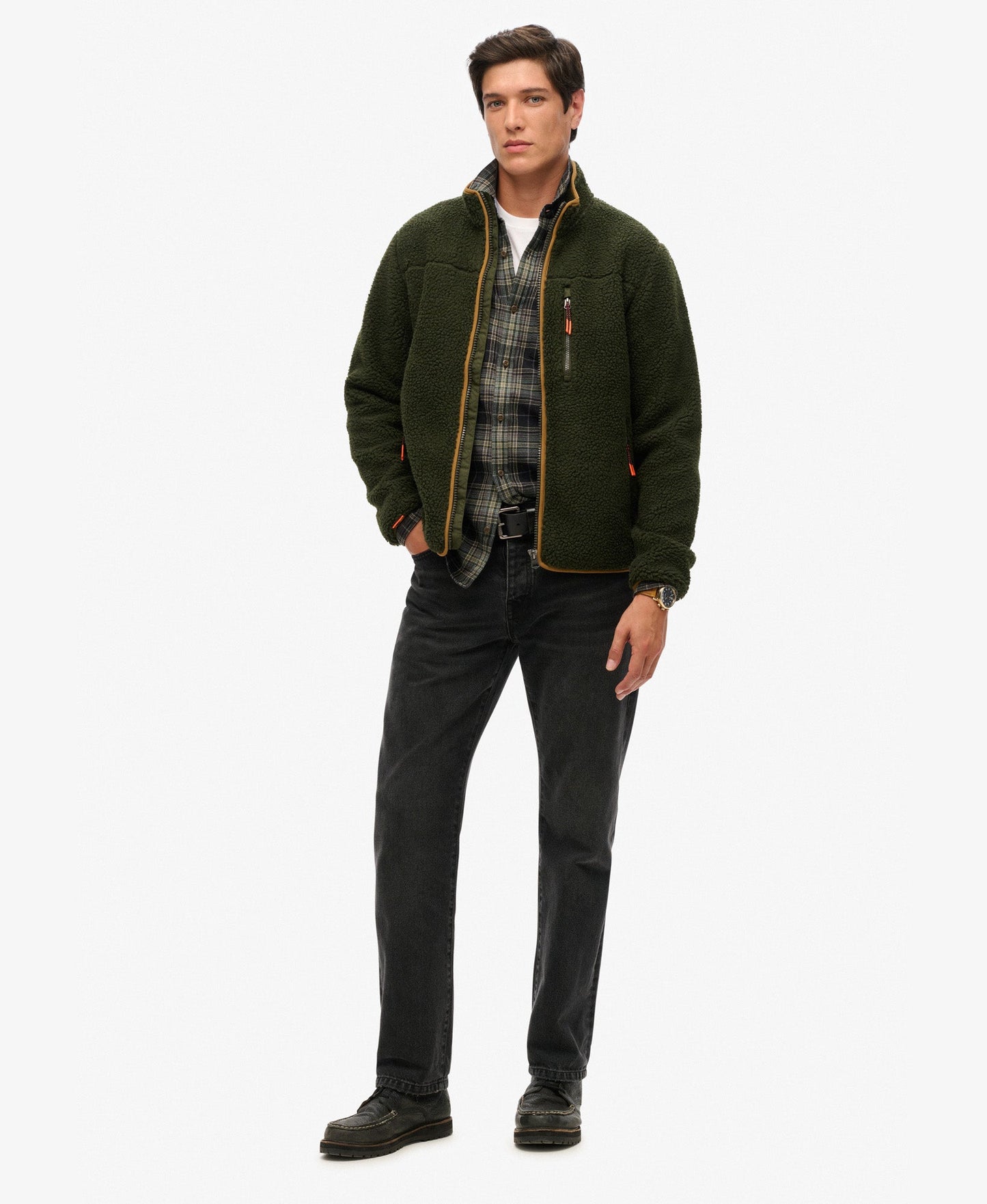 Outdoor Full Zip Fleece | Surplus Goods Olive Green