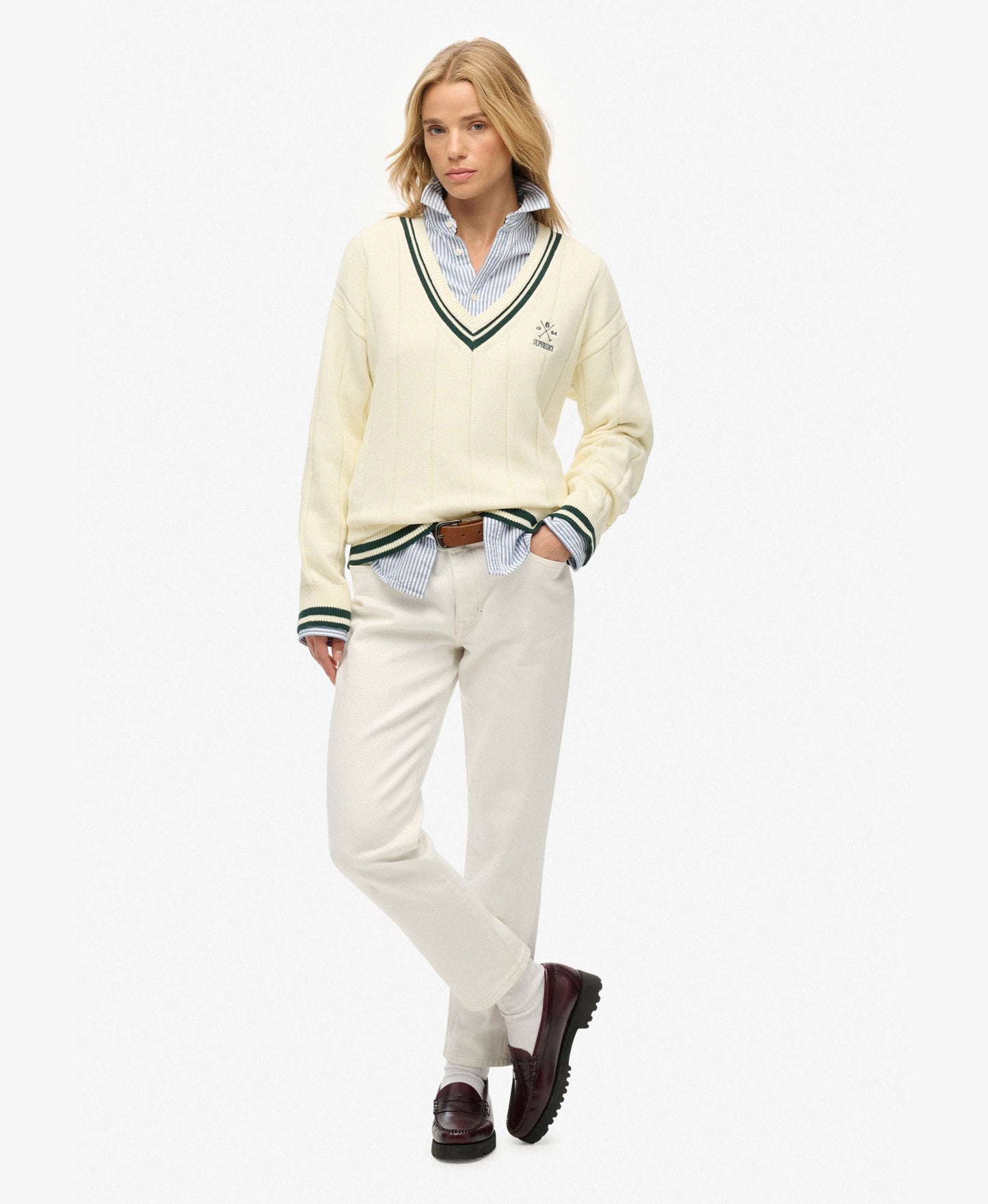 Cricket Club Jumper | Off White