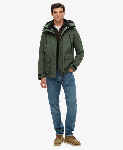 Hood Ultimate Embroidered Windbreaker | Laurel Khaki