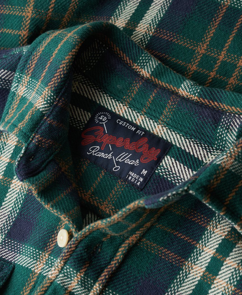 Merchant Heavy Checked Shirt | Merchant Check Green