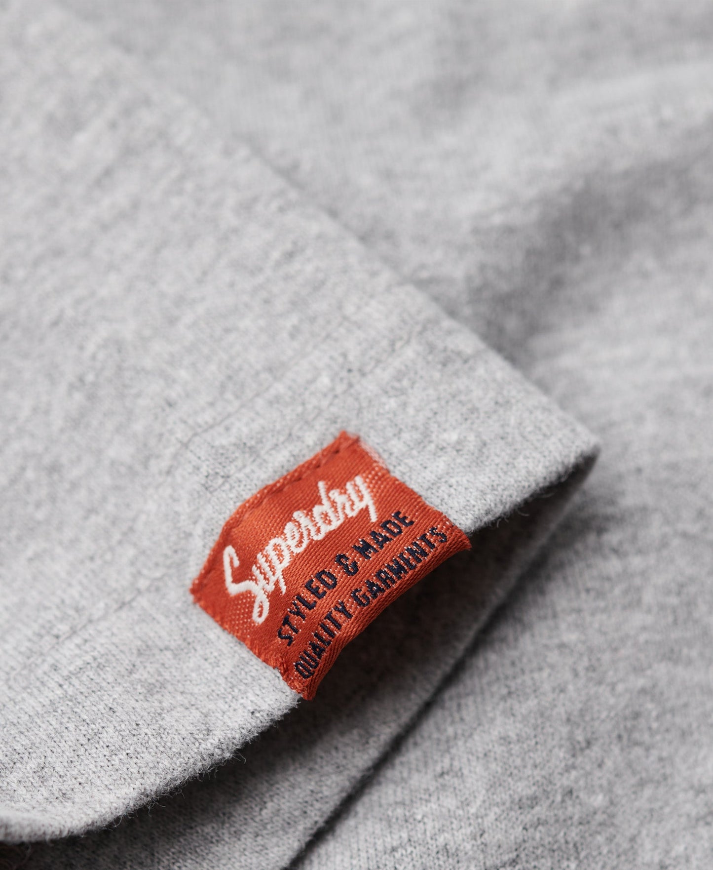 Copper Label Chest Graphic Tee | Ash Grey Marle