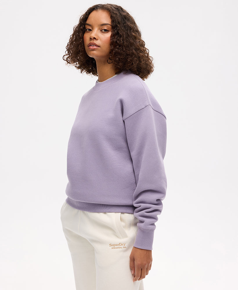 Essential Logo Crew Sweat | Brassica Lilac