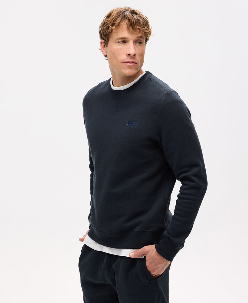 Essential Logo Crew Sweat | Eclipse Navy