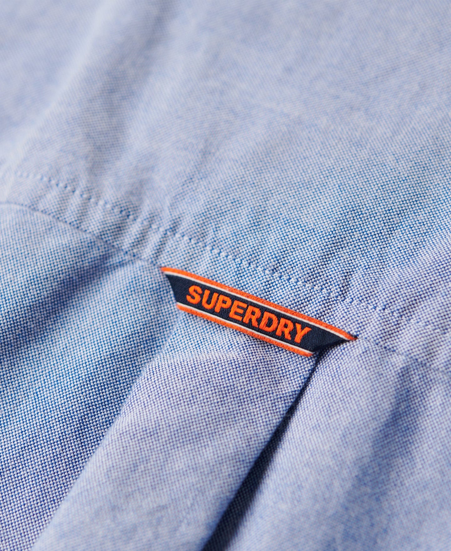 Essentials Oxford Shirt | Azure Blue Chambray Oxford