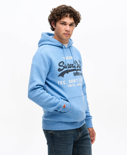 Vintage Logo Relaxed Hoodie | Fresh Blue Grit