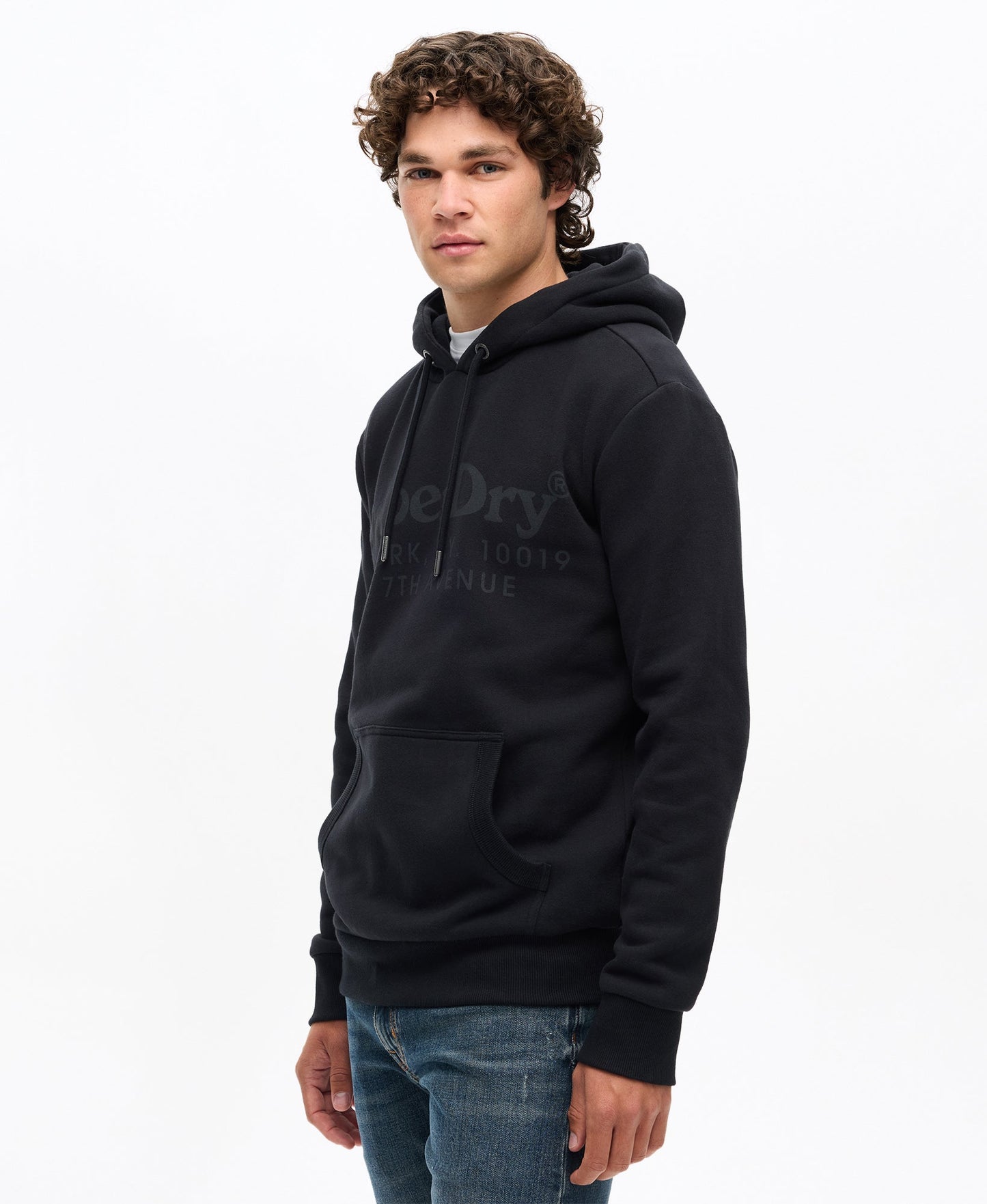 Tonal Venue Logo Hoodie | Jet Black