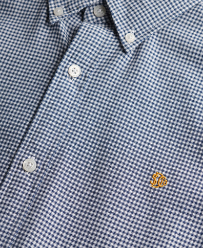 Classic Oxford Long Sleeve Shirt | Ocean Navy Gingham