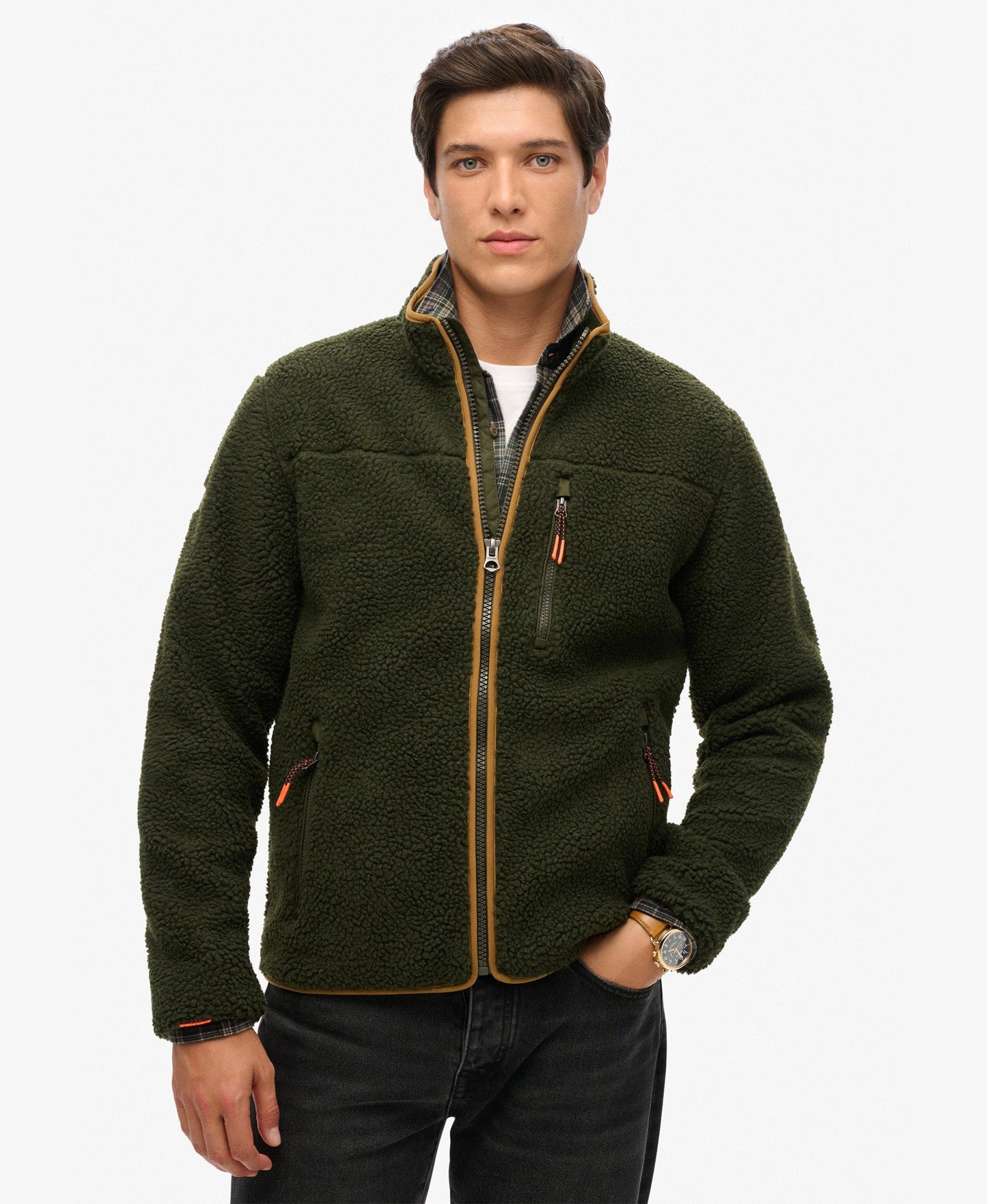 Outdoor Full Zip Fleece | Surplus Goods Olive Green