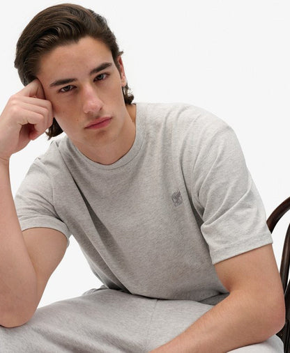 Blank Oversized Tee | Cadet Grey Marle