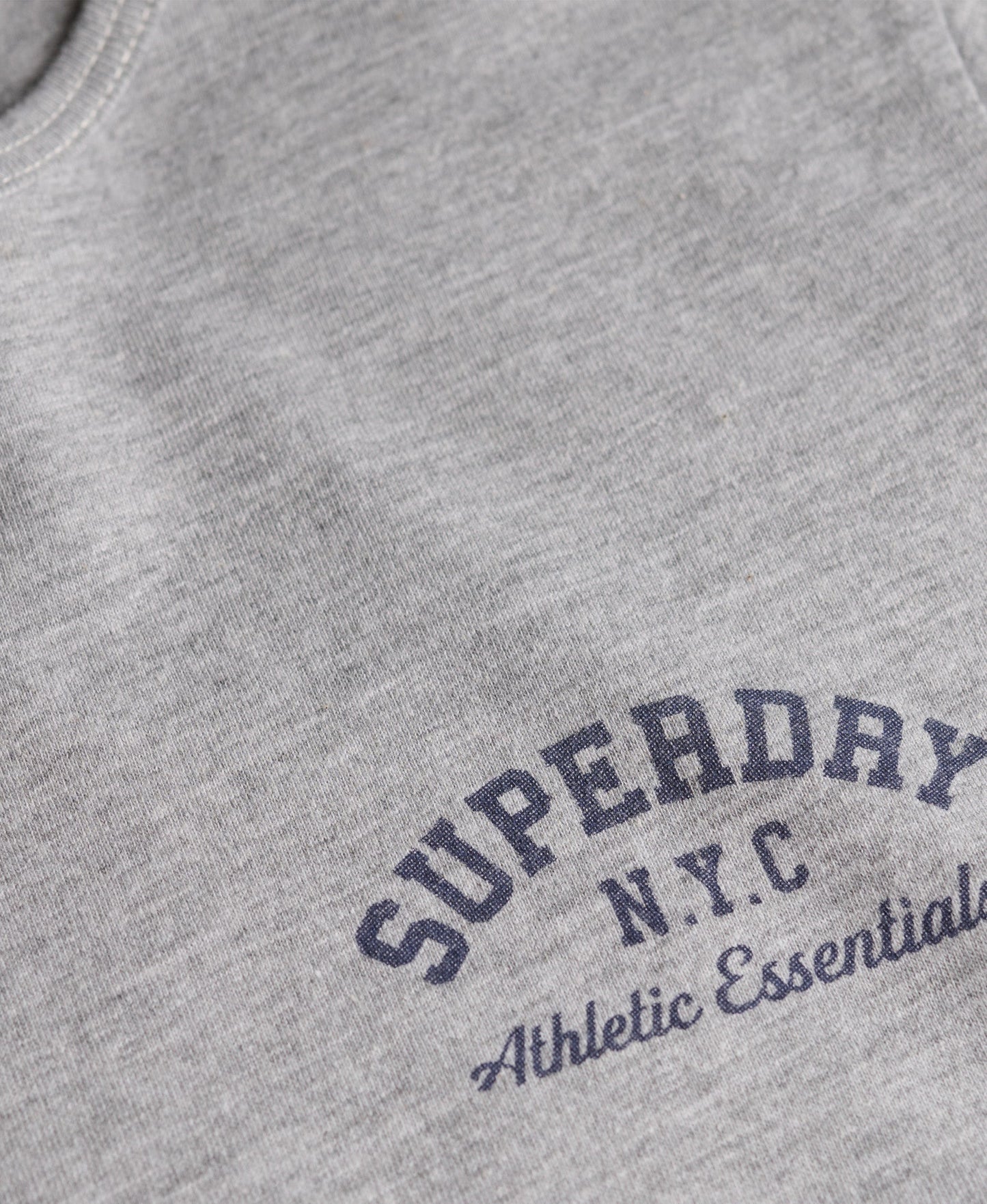 Athletic Essential Slub Slim Fit Tee | Grey Marle