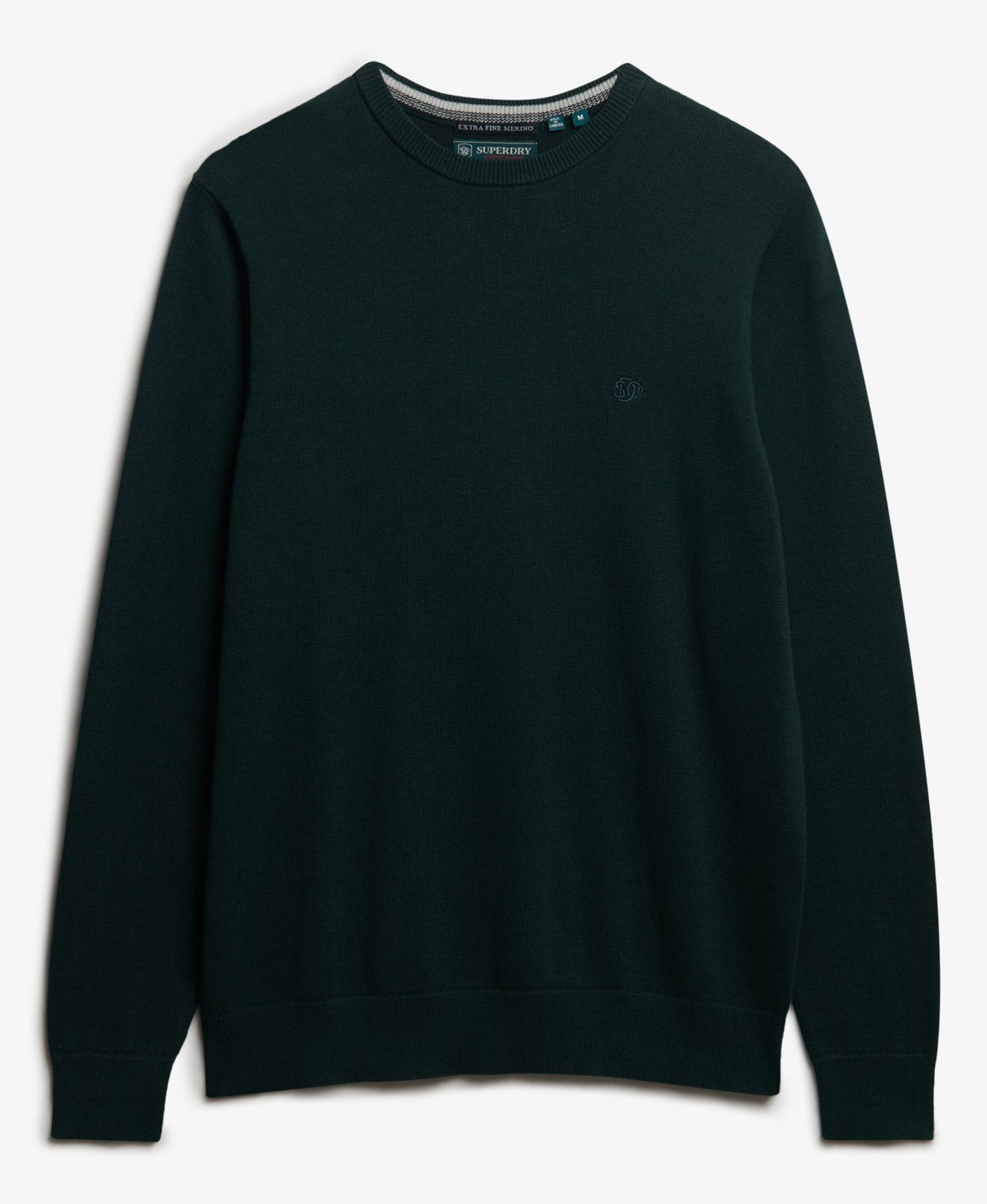 Essentials Cotton Jumper | Enamel Green Marle