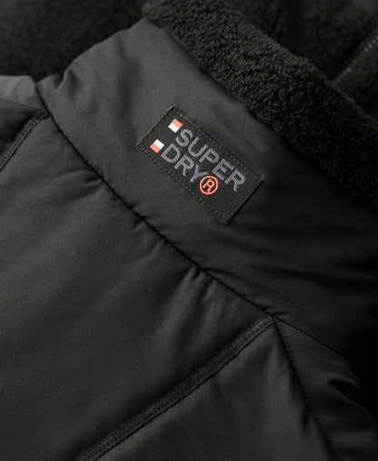Relaxed Fleece Trekker Jacket | Black