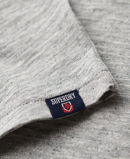 Classic Vintage Logo Graphic Long Sleeve Top | Athletic Grey Marle