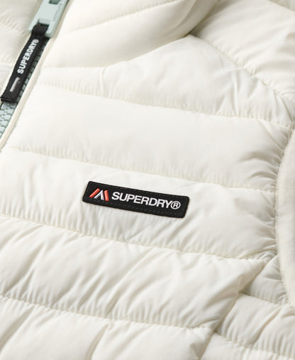 Fuji Lite Padded Slim Fit Gilet | Off Grey