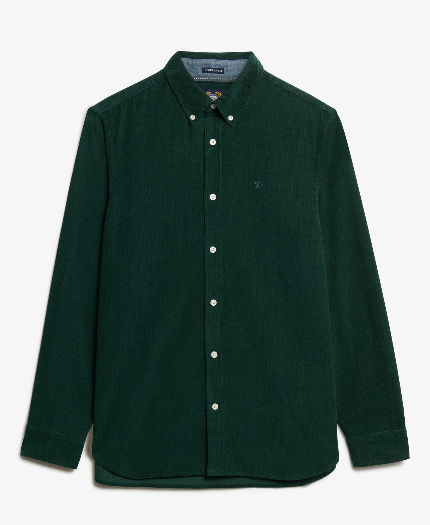 Classic Needle Cord Shirt | Enamel Green