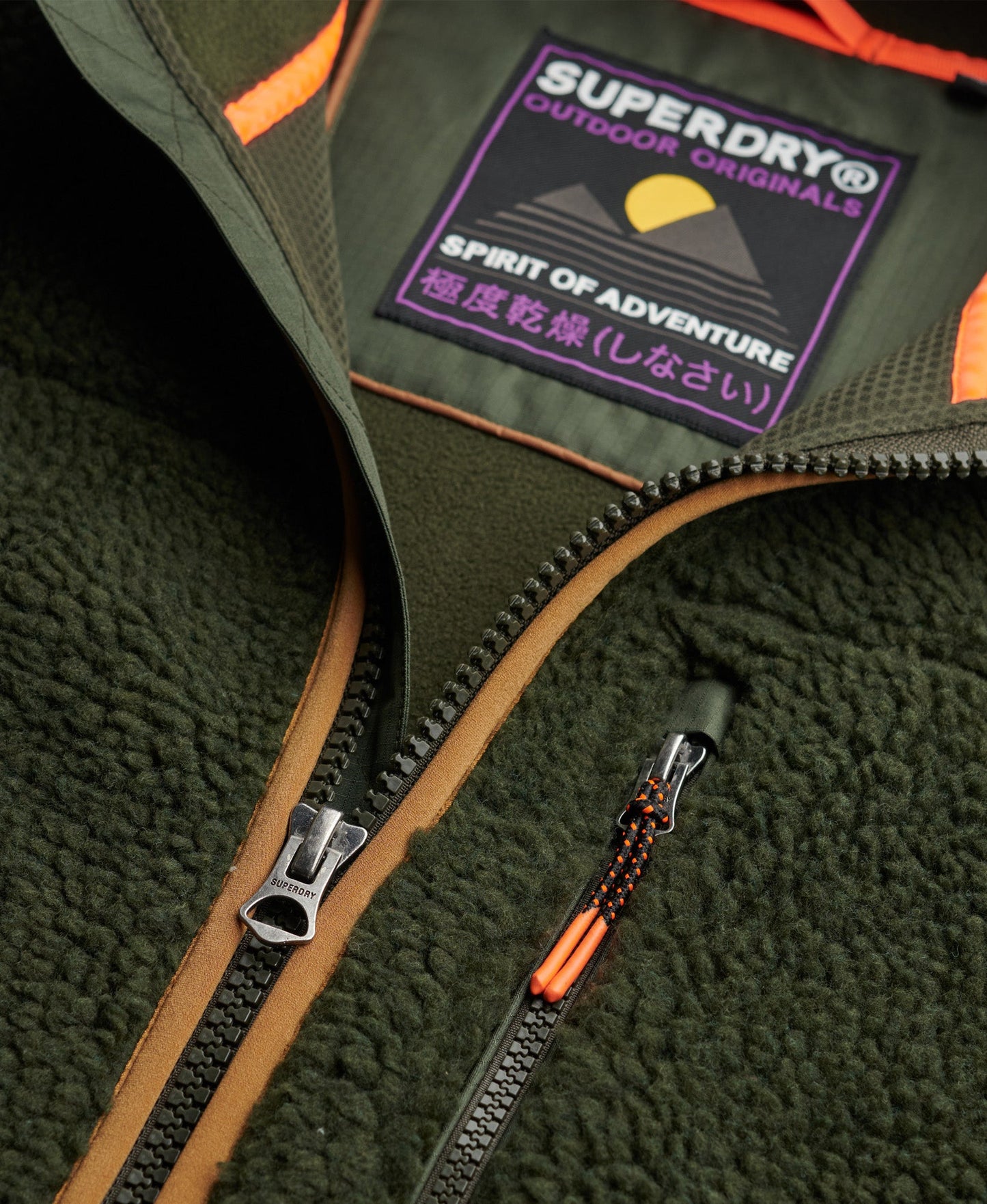 Outdoor Full Zip Fleece | Surplus Goods Olive Green