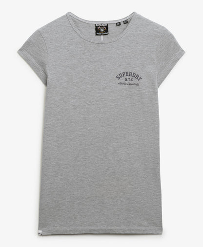 Athletic Essential Slub Slim Fit Tee | Grey Marle