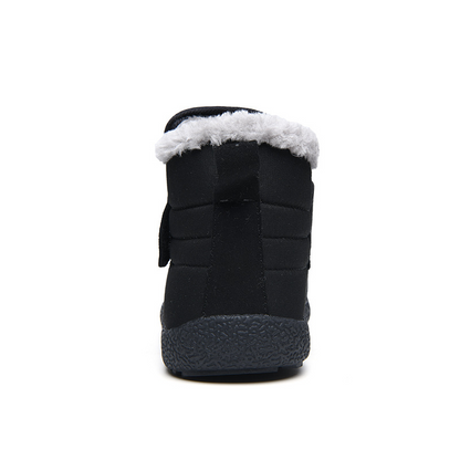 (Limited Time 49% Discount Event)  Men's Winter Warm Waterproof Non-slip Velcro Cotton Shoes Wide Toe Orthopedic Arch Support Slip-on Cotton Shoes