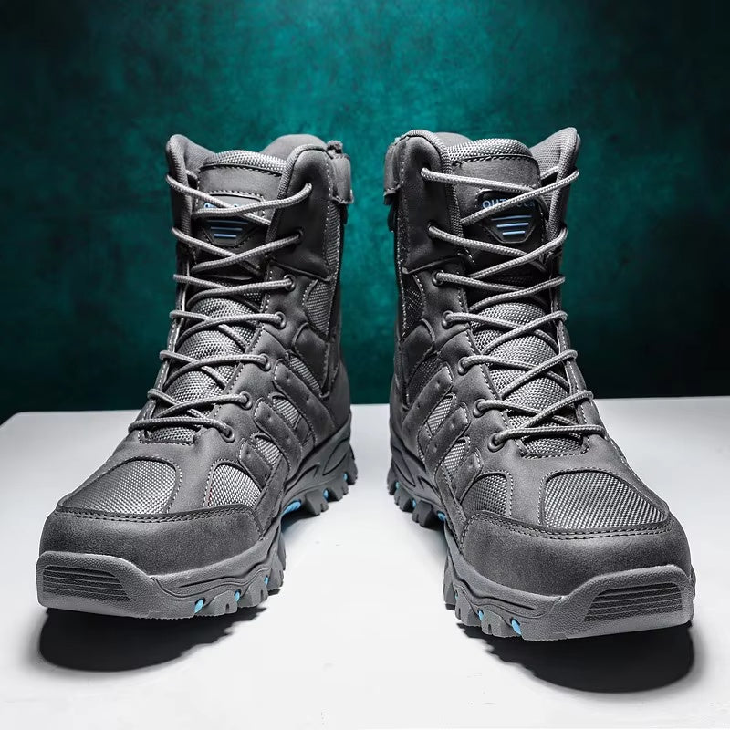 (imited Time Discount 49% off) Men's Lightweight  Breathable Durable Anti-slip Hiking Boots Combat Army Boots Work Boots