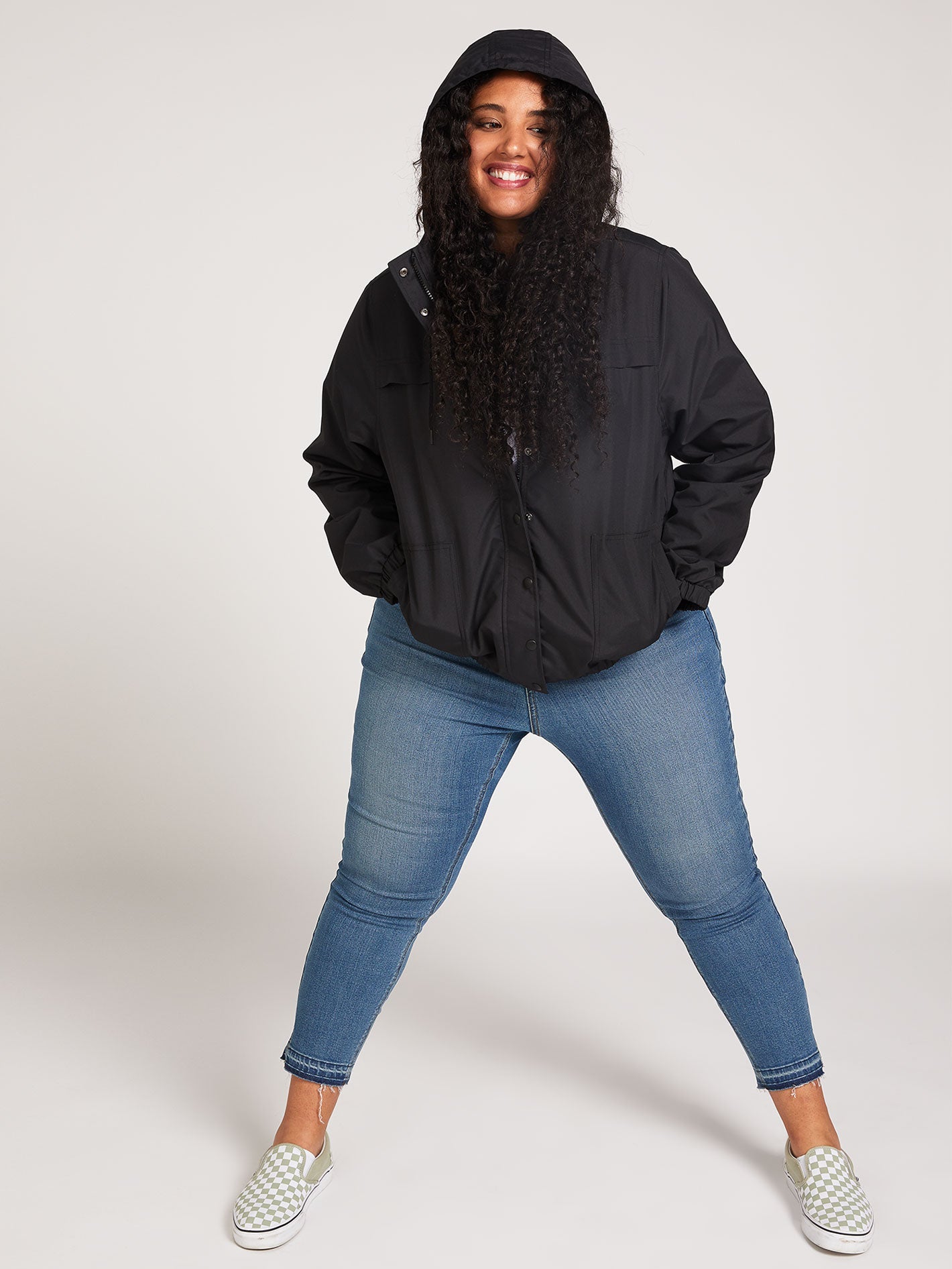 Enemy Stone Windbreaker Plus Size
