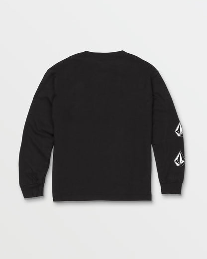Little Boys Iconic Stone Long Sleeve Tee