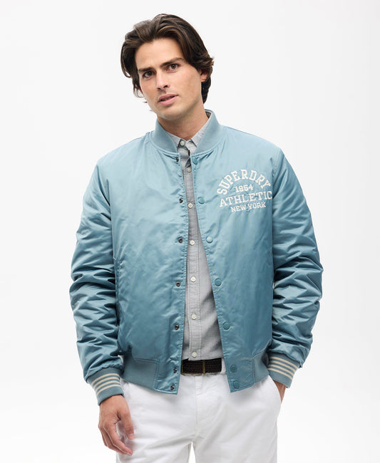 Athletic Varsity Bomber | Goblin Blue