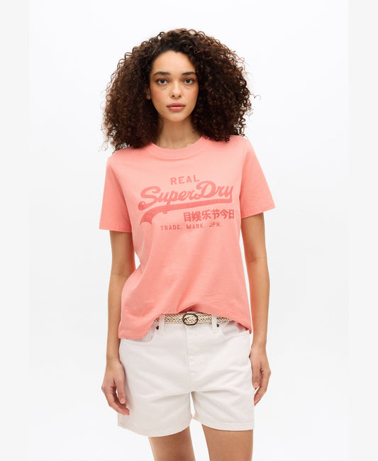 Vintage Logo Relaxed Tee | Burnt Coral