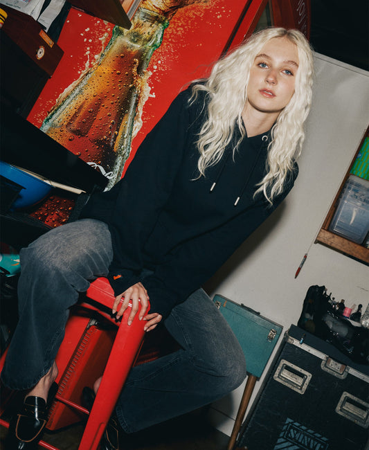 Essential Logo Hoodie | Black