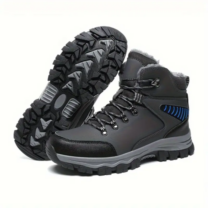 (Limited Time Event 49% OFF) Men Winter Waterproof and Cold Warm Snow Boots Orthopedic Arch Support Wide Toe Work Boots