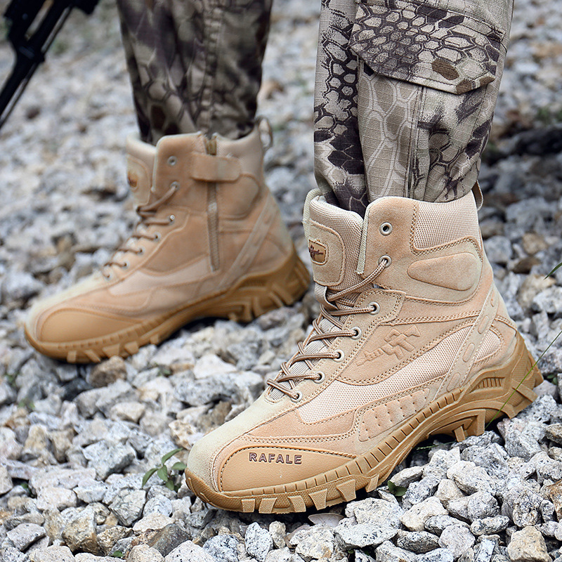 (BLACK FRIDAY SPECIAL-70%OFF)Men's  Winter Anti-Puncture Wide Toe Combat Boots Waterproof Non-Slip Orthopedic Support Work Boots