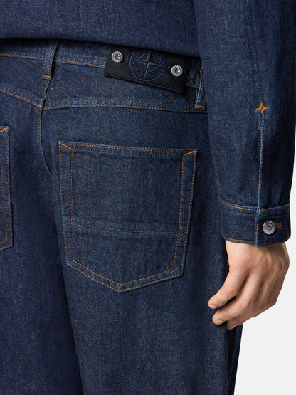 J100005 INDIGO DENIM-RINSED